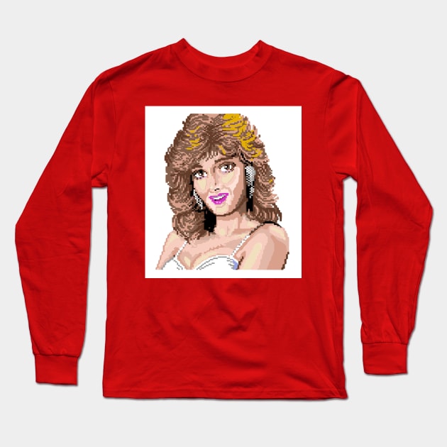 Miss Elizabeth 8bit Long Sleeve T-Shirt by Eye Conz